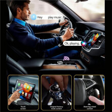 2IN1 Wireless CarPlay Android Auto Adapter AI Box BT+2.4G 5G WIFI USB Dongle Convert Wired Carplay to Wireless A