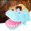 Blue Hippo Bite Game for Kids with Reflex Training and Durable Chomping Teeth Toy 2
