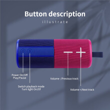 2-in-1 Magnetic Split  Speaker 20W Outdoor Waterproof Dual Splittable True Wireless Stereo Portable Subwoofer