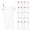 25 pcs Plastic Coffee Cups Clear Drinking Cups Drinking Water Cups Juice Cups with Lids 1
