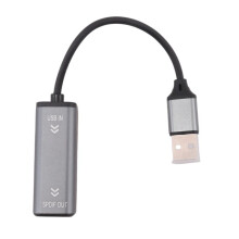 USB Naar Optische Audioconverter 16bit/96KHZ Audioadapter USB Naar SPDIF-Adapter voor Het Aansluiten van een Laptop op een Soundbar