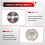 Temperature Control Button for  Airwrap Hair Styler HS01 Button Replacement Parts 4