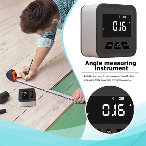 Digital Inclinometer Angle Gauge with Horizontal Bubble Precisions Measurement Tool Digital Protractor 1