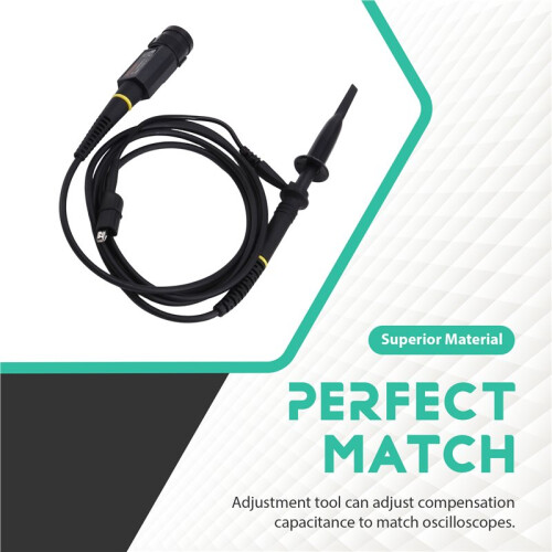 P6500B 500Mhz Oscilloscope Clip Probe for 10x High Precision with Adjust Tool Accessory Kit 2