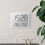 Slim Digital Wall Clock with LCD Alarm, Temperature & Humidity Display- Multi-Functional Kitchen Electronic Clock 2