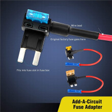 10Pcs 12V Car Fuse Holder Add-A-Circuit Fuse Adapter with Standard  Tap Blade Fuse Holder Automotive Accessories