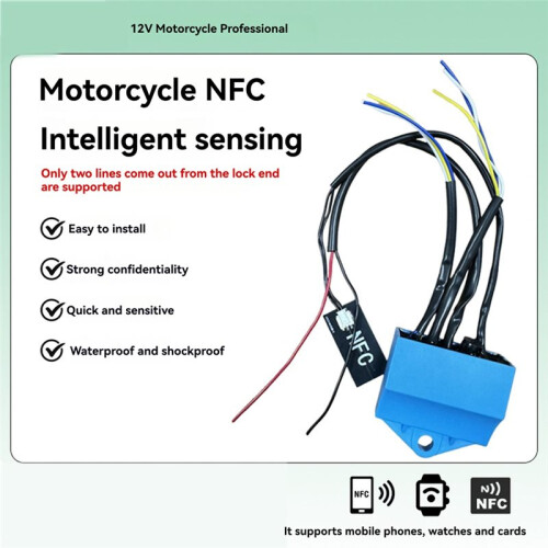 Motorcycles Upgraded NFC Wireless Induction Card Reader for Motorcycles with 12V Keyless Start 1