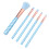 5pcs Soft Makeup Brushes Set - Portable, Blue 13