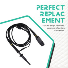 P6500B 500Mhz Oscilloscope Clip Probe for 10x High Precision with Adjust Tool Accessory Kit