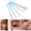 5pcs Soft Makeup Brushes Set - Portable, Blue 15