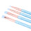 5pcs Soft Makeup Brushes Set - Portable, Blue 5