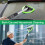 Windshield Cleaner Tool - Large  Car Interior&Exterior Window Cleaning Kit with Extendable Handle & Microfiber Pads 4