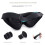 3D Memory Foam Sleeping Mask - Light Blocking Sleep Aid, Comfortable & Adjustable Eye Shade Blindfold 5