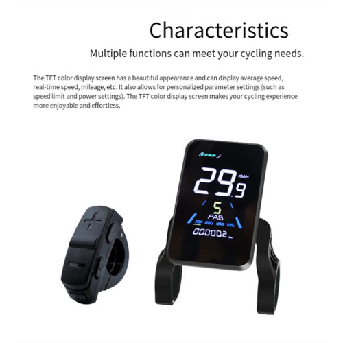 NC-81F Electric Mountain Bike Modification Lcd Display Instrument Panel Electric Code Table Electric 2