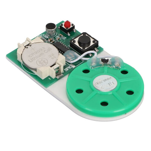Recordable Sound Chip PCB 25 Seconds Recording Module Button Control Compact with Double Faced Adhesive Tape 2