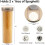 Tall Spaghetti Pasta Storage Container - 48oz Clear Pasta Holder Airtight Spaghetti Container Storage with Lid 8