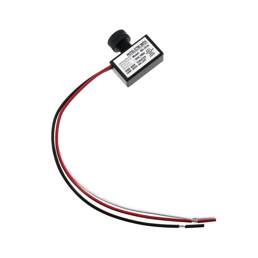 1Pcs 105V-130V Ac Photocell Light Sensor, Dusk To Dawn Eye Daylight Control Sensor With Nuts An Washer 4714154750082