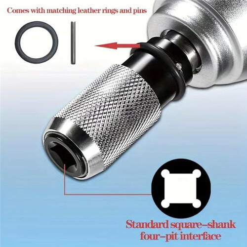 Rotary Hammer Adapter with Impact Drill Bits Set, Electric Hammer to Drill Converter - Adapter + 4PCS Drills 1