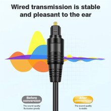 Digitaler Optischer Audio-Splitter 1 Eingang 2 Ausgänge Toslink Glasfaser 1 Stecker auf 2 Stecker Kabel für Heimkino-Stereoanlage 1 M