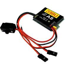 Alimentation Indépendante pour Servos UBEC-8A 2-8S LiPo 5,2/6,0/7,4/8,4 V pour Voiture RC, Avion à Voilure Fixe et Robot