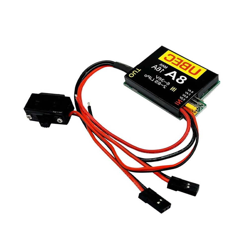 2-8S Lipo Ubec-8A Bec 5.2/6.0/7.4/8.4V Servo Independent Power Supply For Rc Car Fixed Wing Airplane Robot 4713361978470