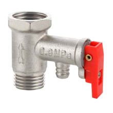 Válvula de Alívio de Pressão Ajustável para Aquecedores de Água Elétricos, 1/2 Polegada DN15 em Aço Inoxidável 304