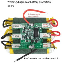 PD45W 3S Bidirectional Fast Charging Power Bank Mainboard with Battery Protection LED Display DIY Charging Module
