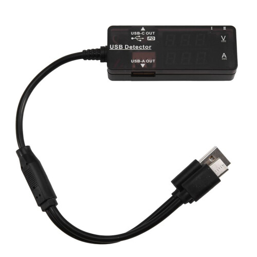 USB Multi-Function Digital Display  Voltage Ammeter Power Meter  3.2-30V 0-5A Voltmeter Charger Capacity Tester