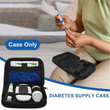 Diabetes Supply Case, Diabetic Organizer Carrying Case Kit, Diabetes Testing Kit Cases, Blood Glucose Meter Storage Bag