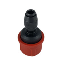 Portabrocas de Liberación Rápida para Taladro Eléctrico de 6,35 mm, Adaptador de Taladro Eléctrico Recargable Sin Escobillas, Piezas de Mandril de