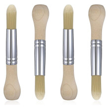 4Pcs Kids Paint Brushes Set for Acrylic, Watercolor, and Oil Painting - Ergonomic Handles