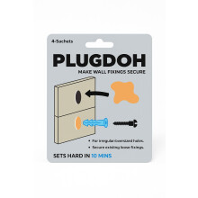 Plugdoh Wall Plug Repair Filler – Fix Loose Wall Plugs & Oversized Hol