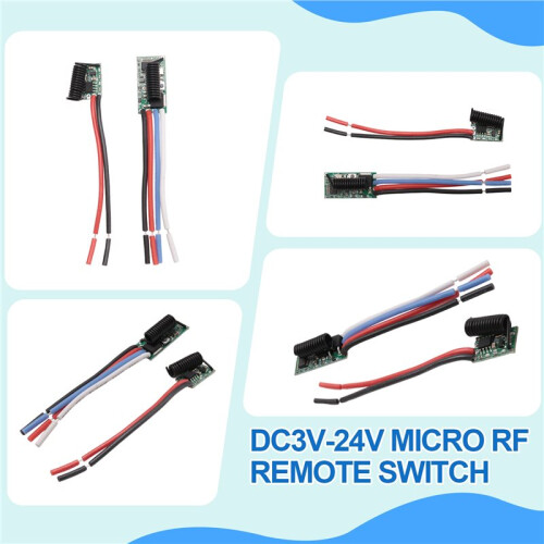 DC3V 5V 12V 24V Wide Voltage Universal Miniature Transmitter/Receiver Module 433 Power- Transmission Module 1