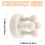 4Pcs Silicone Toothbrush Holders - Multi-Function Self Adhesive Wall Mounted Hooks for Hanging Ke A 8