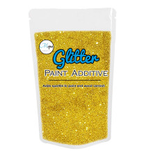 Mopa Crafts Gold Glitter Paint Crystal Additive 100g for Emulsion Paint - for use with Interior/Exterior Wall, Ceiling, Wood, Metal, Varnish, Dead Fl