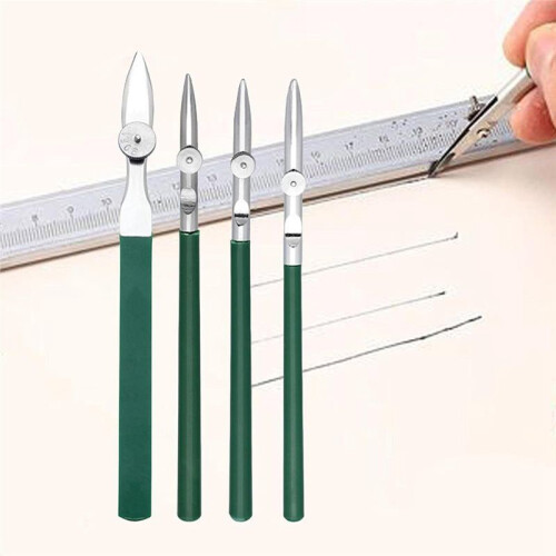 4-Piece Ruling Pen Set for Artists, Adjustable  Width for Ink Drawing & Drafting 2