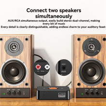 6.0 Adapter Ljudsändare Mottagare 3,5 mm AUX Hifi Musik Stereoljud Trådlös Ljudmottagare