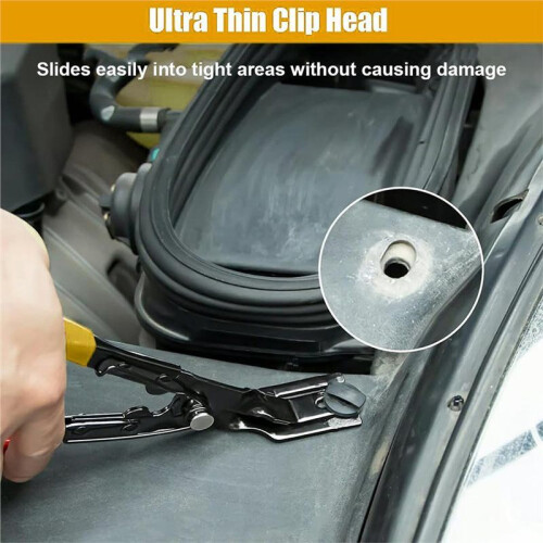 Advanced Auto Trim Removal Tool Kit, 3-Piece Panel Clip Pliers Set with Storage Bag for Car Upholstery, Dashboard 2