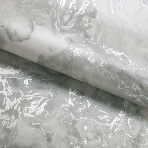 Swehooirt Grey Marble Wallpaper Features Silver Metallic Highlights Ab 2