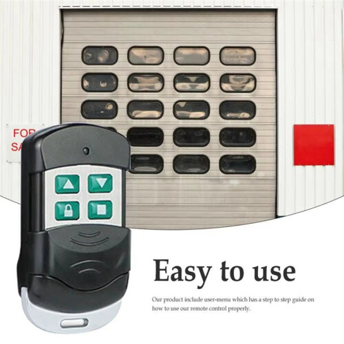 New Garage Door Rolling Code Super Metal Four-Button Copy Wireless Remote Control 433MHZ Copy Safety Protection 2