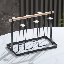 High Quality Cup Drying Rack Space-Saving with Drain Tray Mug Organizer Shelf Standing Type Bottle Holder
