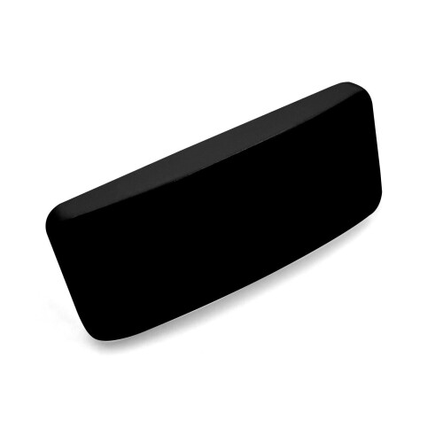 100 x Cockspur Window Handle Striker Plate Wedges - Black (5mm) 1