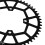 MTB 52T 104BCD Aluminium Gear Disc Black 1