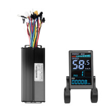 Kit Controller A Onda Sinusoidale M5 con Schermo A Colori per Bici Elettrica, 35A, 36V/48V/52V, per Modifica Scooter e Bici Elettriche