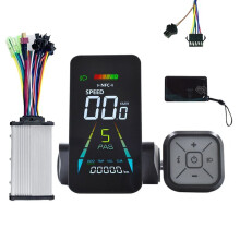 E-Bike Nfc Display Lcd Scooter Elettrico Misuratore di Colore Nfc 24V/36V/48V/60V Uart Tachimetro + 36V 350W Controller Sm5 + 2Pin