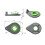 Magnet Assist DoubleHall Sensor L6 PAS Sensor Electric Bicycle Sensor Replacement Accessories 7