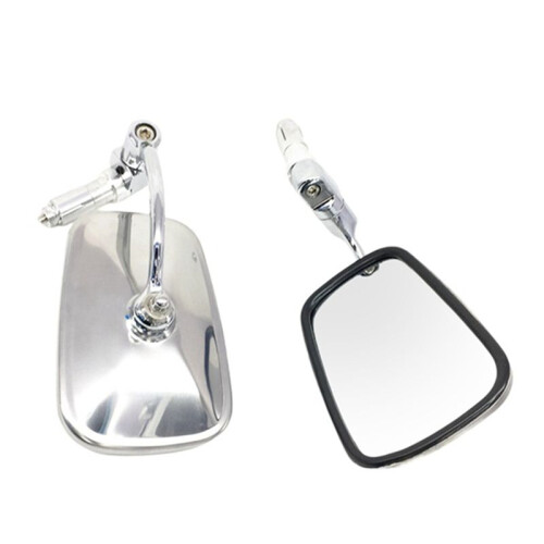 Espelhos Laterais de Guidão de Motocicleta de 7/8 Polegadas e 22 mm para Scooters Coffee Racers e Bicicletas Off-Road