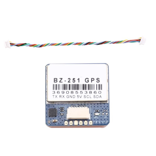 BZ-251 GPS Module with QMC5883 Compass for FPV Flight Control Fixed-Wing Out of Control Return Rescue Drone Parts