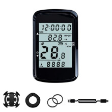 Bike Computer GPS Wireless Multifunctional ANT 2.4 LCD Screen Bicycle Computer GPS Bike Speedometer with Auto Backlight