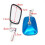 Motorcycle 7/8Inch 22MM Handlebar End Side Mirrors for Coffee Racers Scooters Off-Road Bikes 7